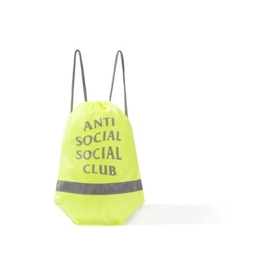 Anti Social Social Club 6th Period Sports Bag Safety Green - Lucid Soles