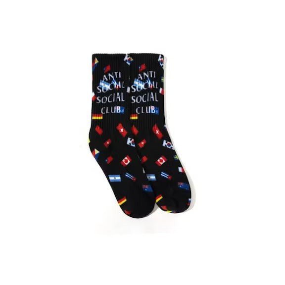 Anti Social Social Club Business Socks Black - Lucid Soles