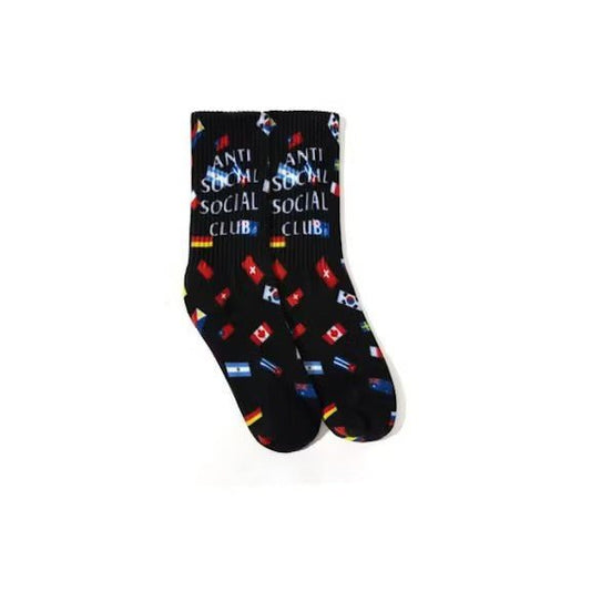 Anti Social Social Club Business Socks Black - Lucid Soles