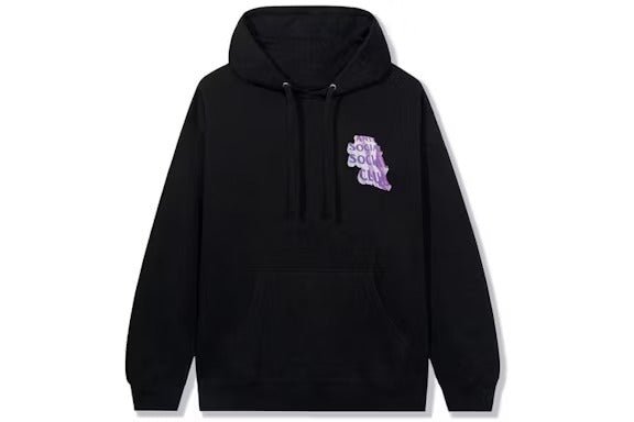 Anti Social Social Club Heart As Rock Black Hoodie - Lucid Soles