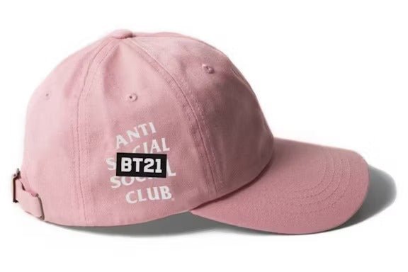 Anti Social Social Club Weird Cap (FW19) Pink - Lucid Soles