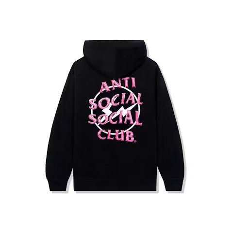 Anti Social Social Club X Fragment Precious Petals Hoodie (FW22) Black Pink - Lucid Soles