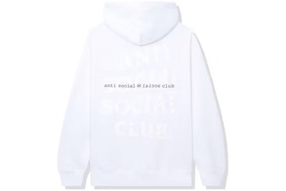 Anti Social Social Club x Fragment Type A Hoodie (FW22) White - Lucid Soles