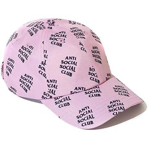 Anti - Social Club Cap Over You Cap Logo Assc Neek Lurk PINK - Lucid Soles