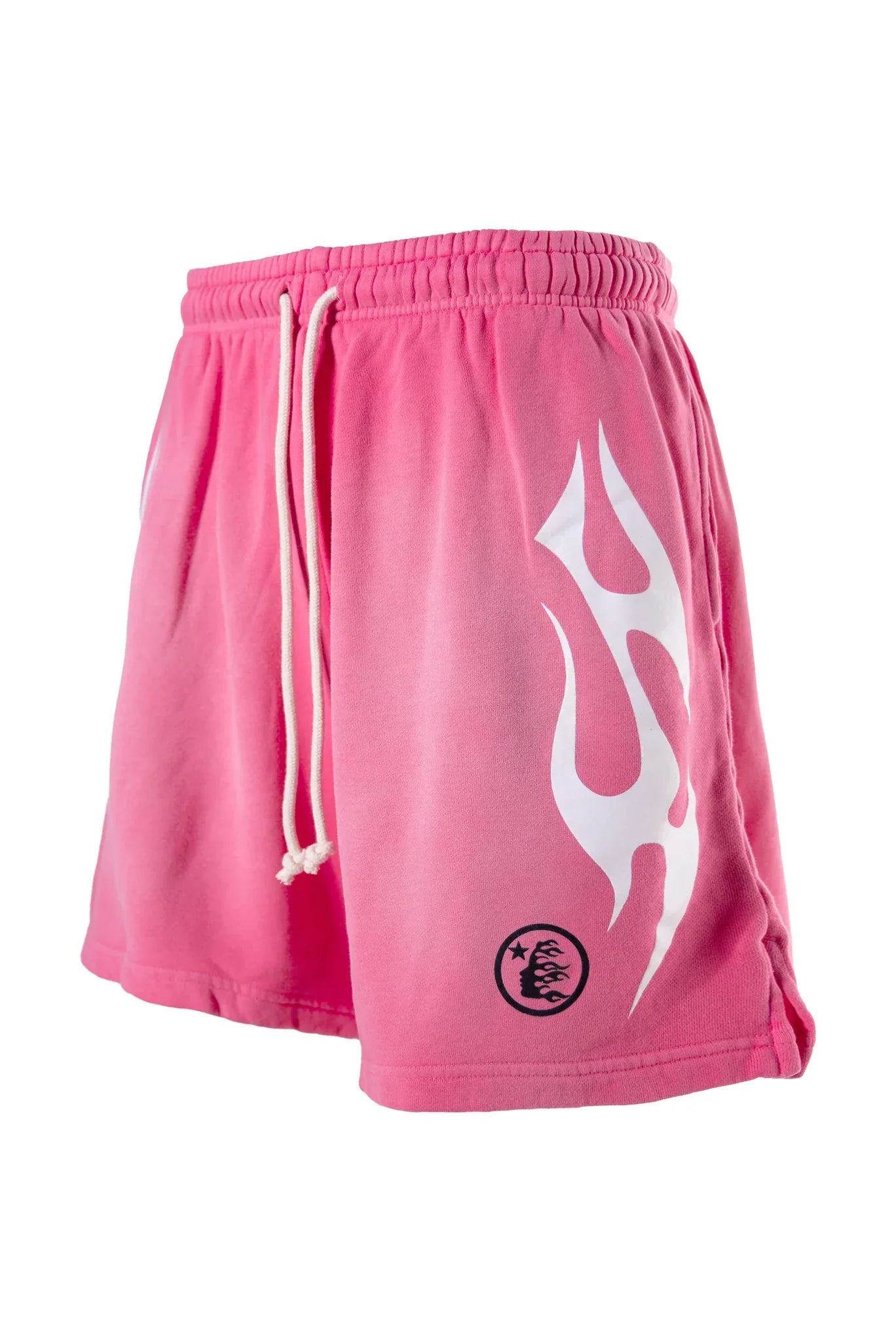 Hellstar Flame Shorts (Pink & White)