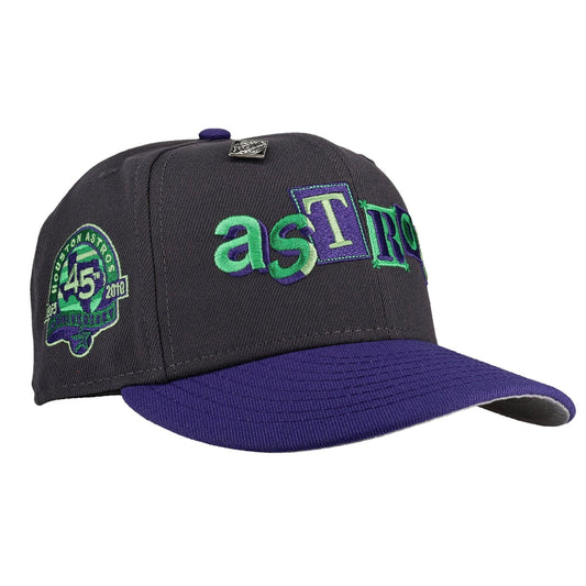 Houston Astros 45th Anniversary Ransom "Skunk" 59Fifty Fitted Hat - Lucid Soles