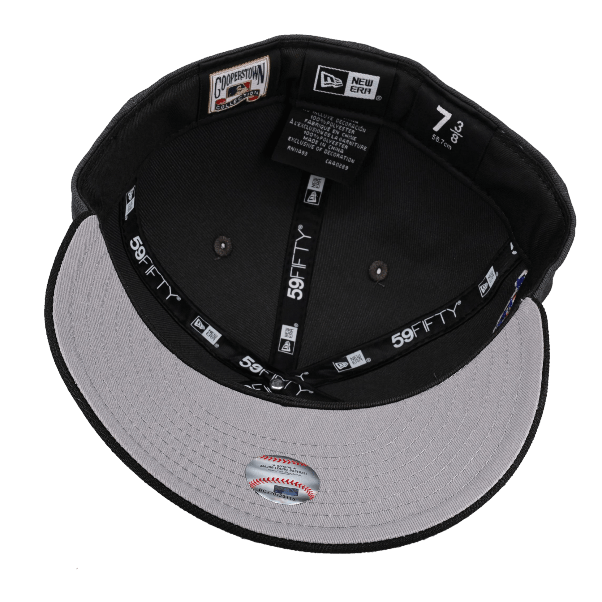 Houston Astros 45th Anniversary Metallic Graphite/Black 59Fifty Fitted Hat - Lucid Soles