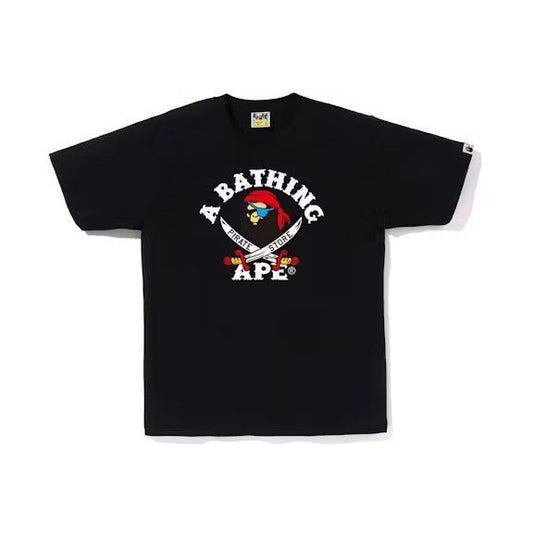 BAPE APE PIRATE TEE (BLACK) - Lucid Soles