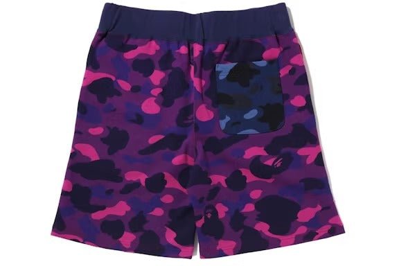 BAPE Crazy Camo Shark Shorts (Red) - Lucid Soles