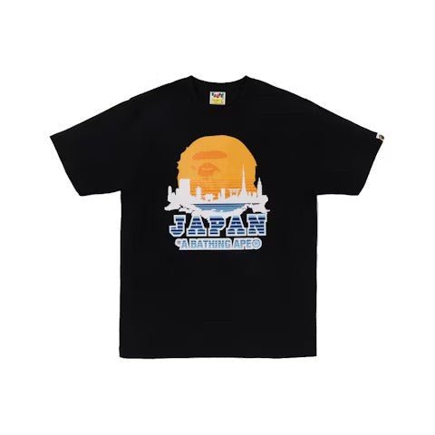 BAPE Japan Silhouette Tee Black - Lucid Soles