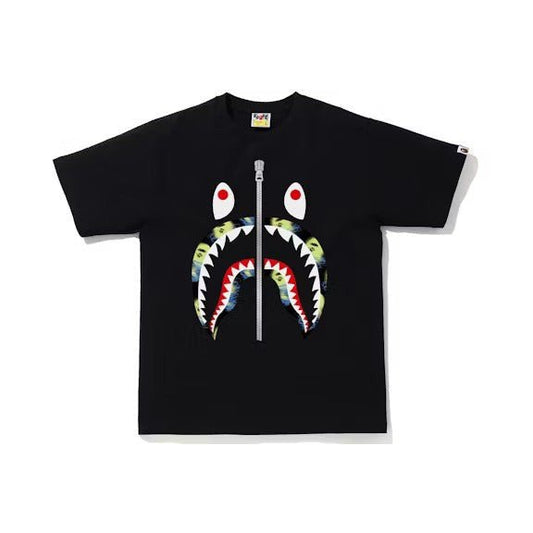 BAPE Storm Shark Tee Black/Black - Lucid Soles