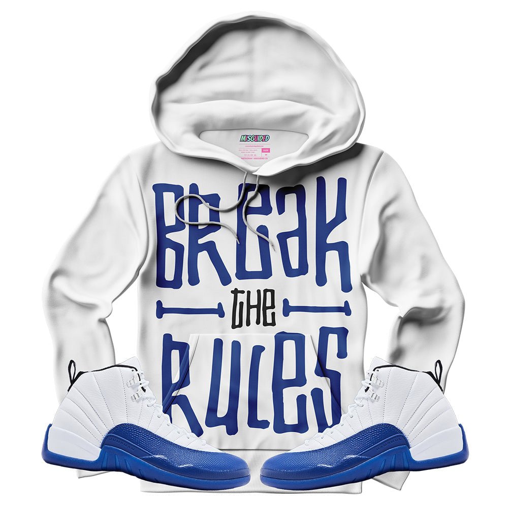 Break The Rules (Air Jordan 12 Blueberry) Hoodie - Lucid Soles