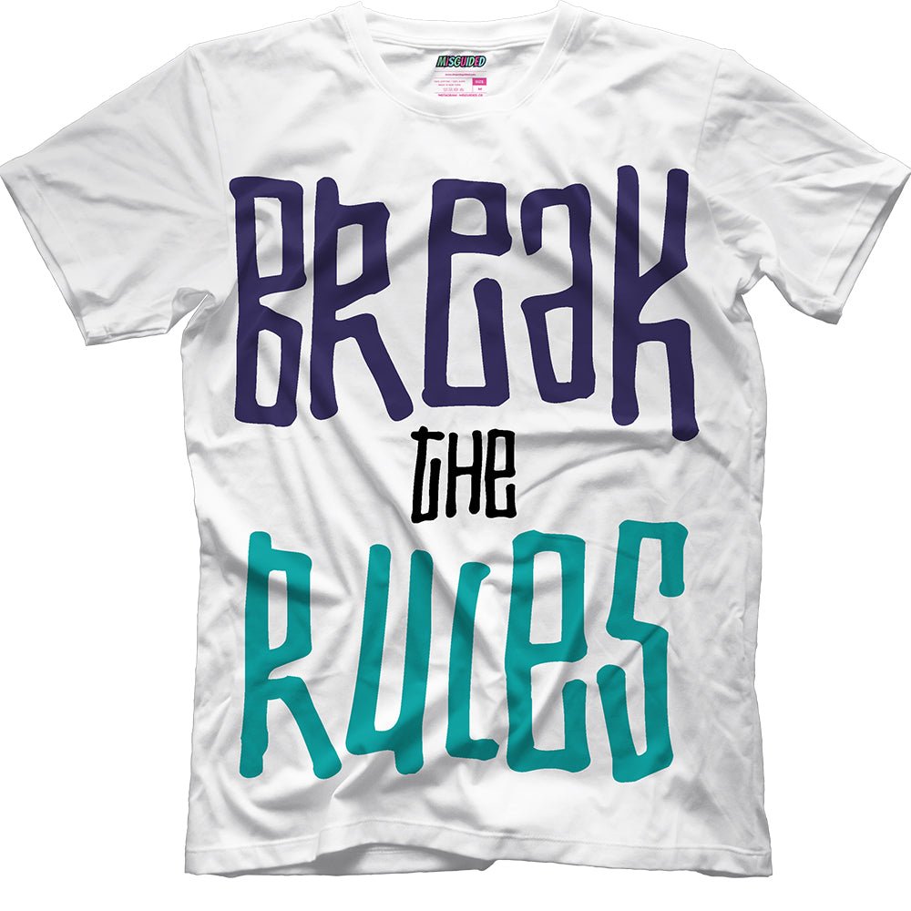 Break The Rules (Air Jordan 5 Grape) T-Shirt - Lucid Soles