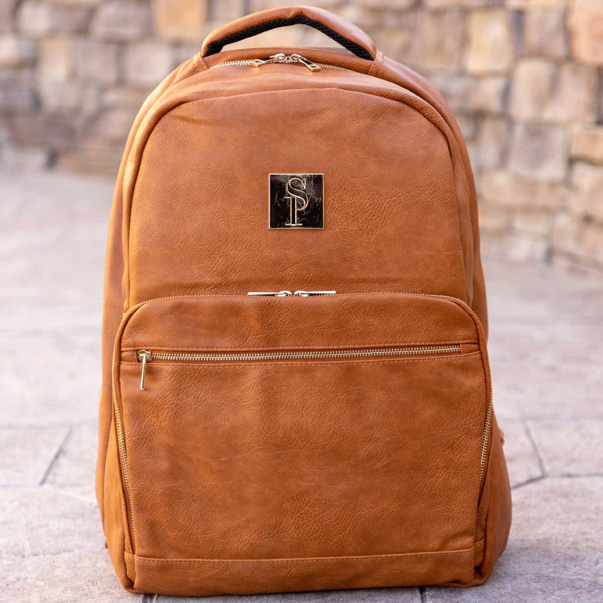 Brown Tumbled Leather 3 Bag Set - Lucid Soles