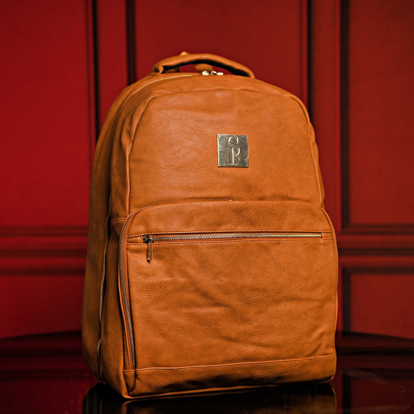 Brown Leather Commuter Bag - Lucid Soles