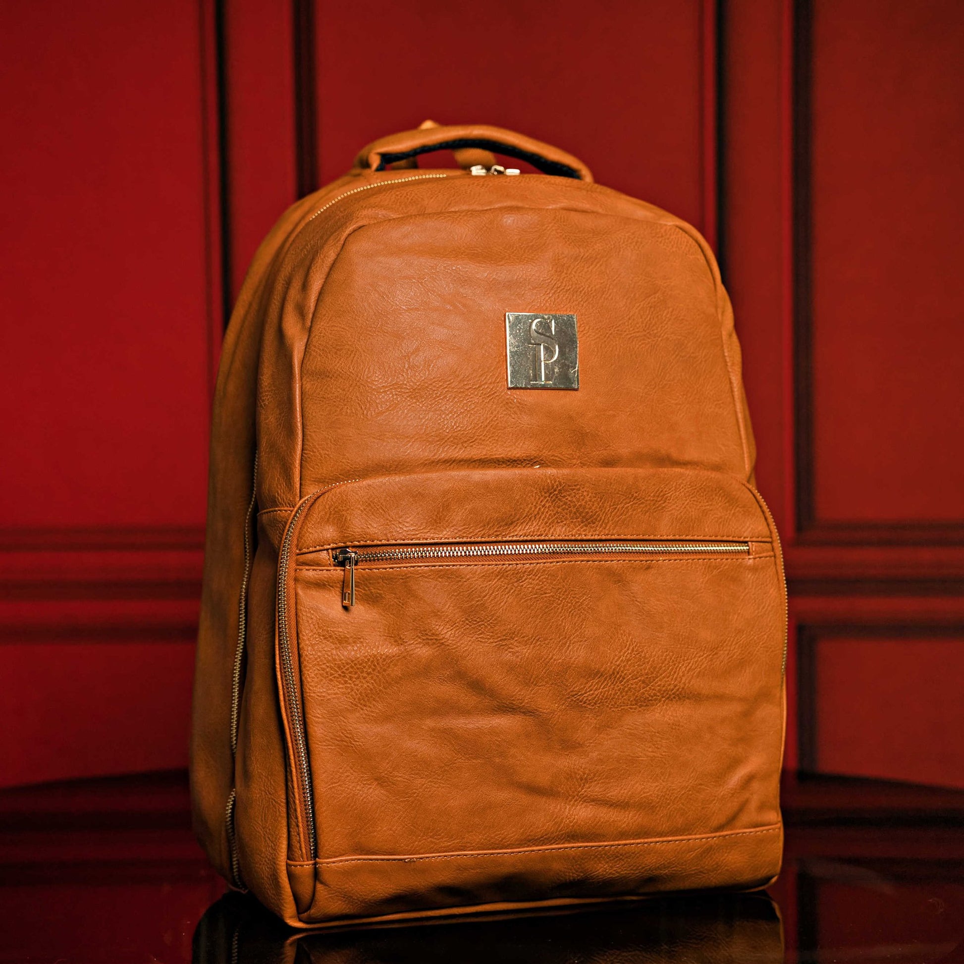 Brown Leather Commuter Bag - Lucid Soles