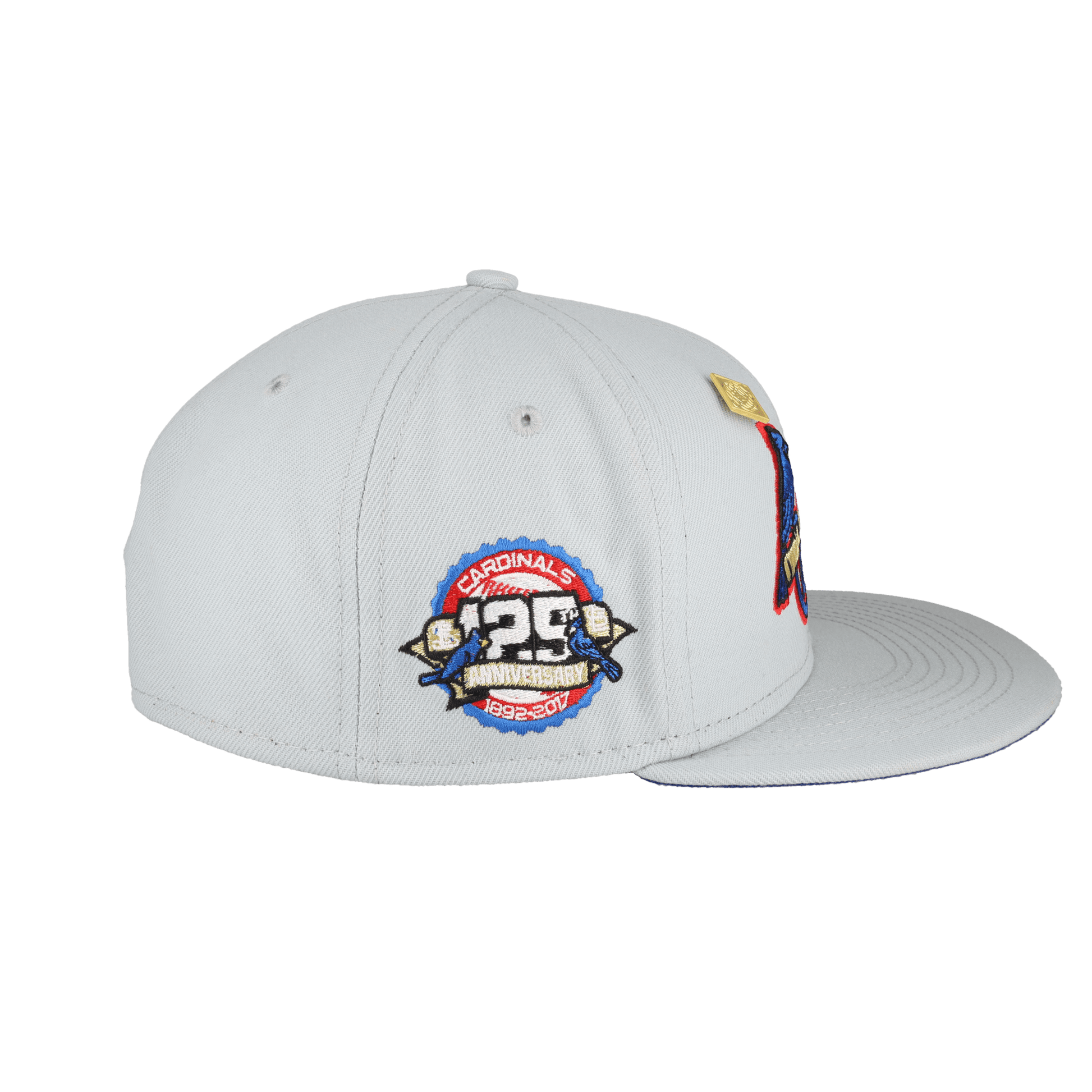 St. Louis Cardinals 125th Anniversary Side Patch 59Fifty Fitted Hat - Lucid Soles