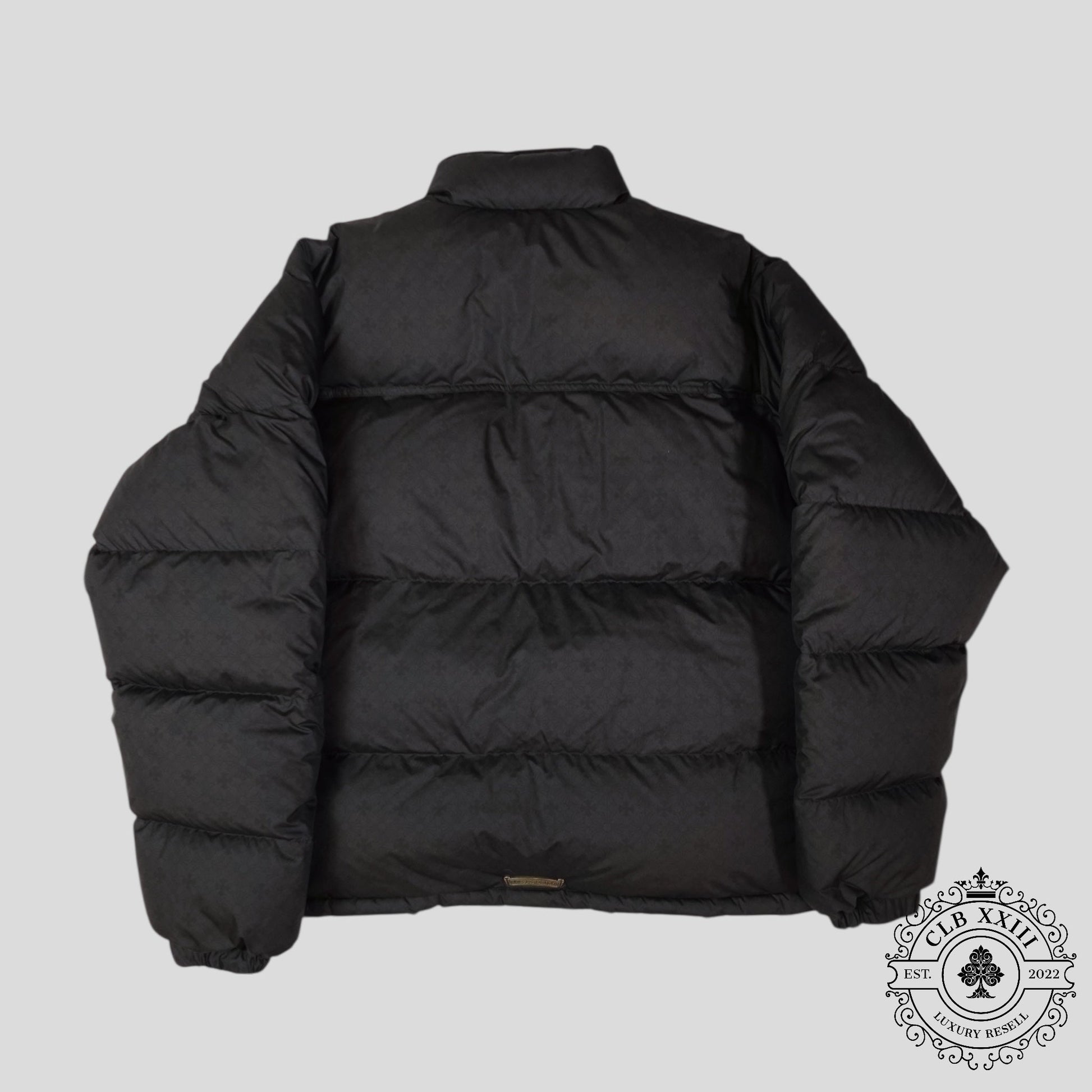 CHROME HEARTS PLUS PATTERN PUFFER (BLACK) - Lucid Soles