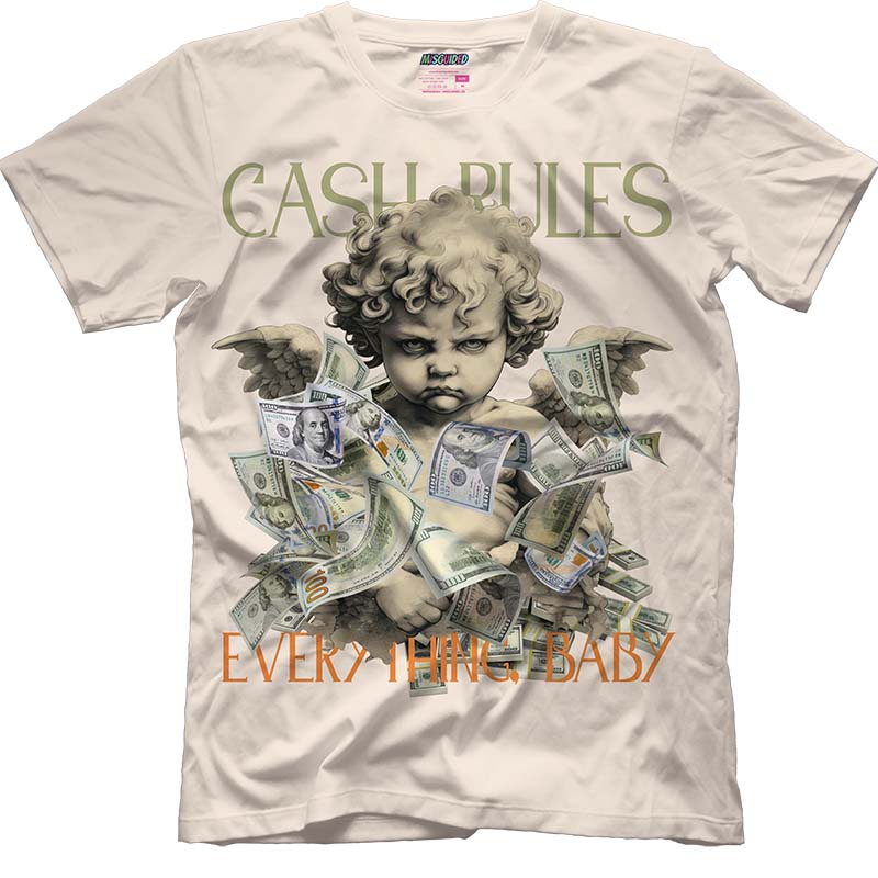 Cash Rules (AIR JORDAN 1 HIGH OG CRAFT “CELADON”) T-Shirt - Lucid Soles