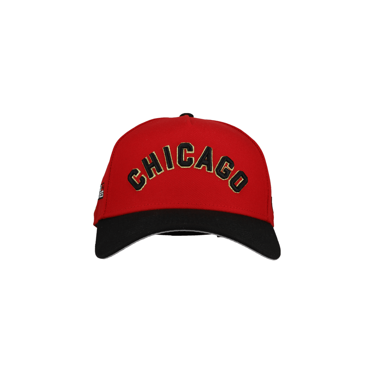 Chicago White Sox 9Forty A Frame Snapback Hat (Black/Red/Gold) - Lucid Soles
