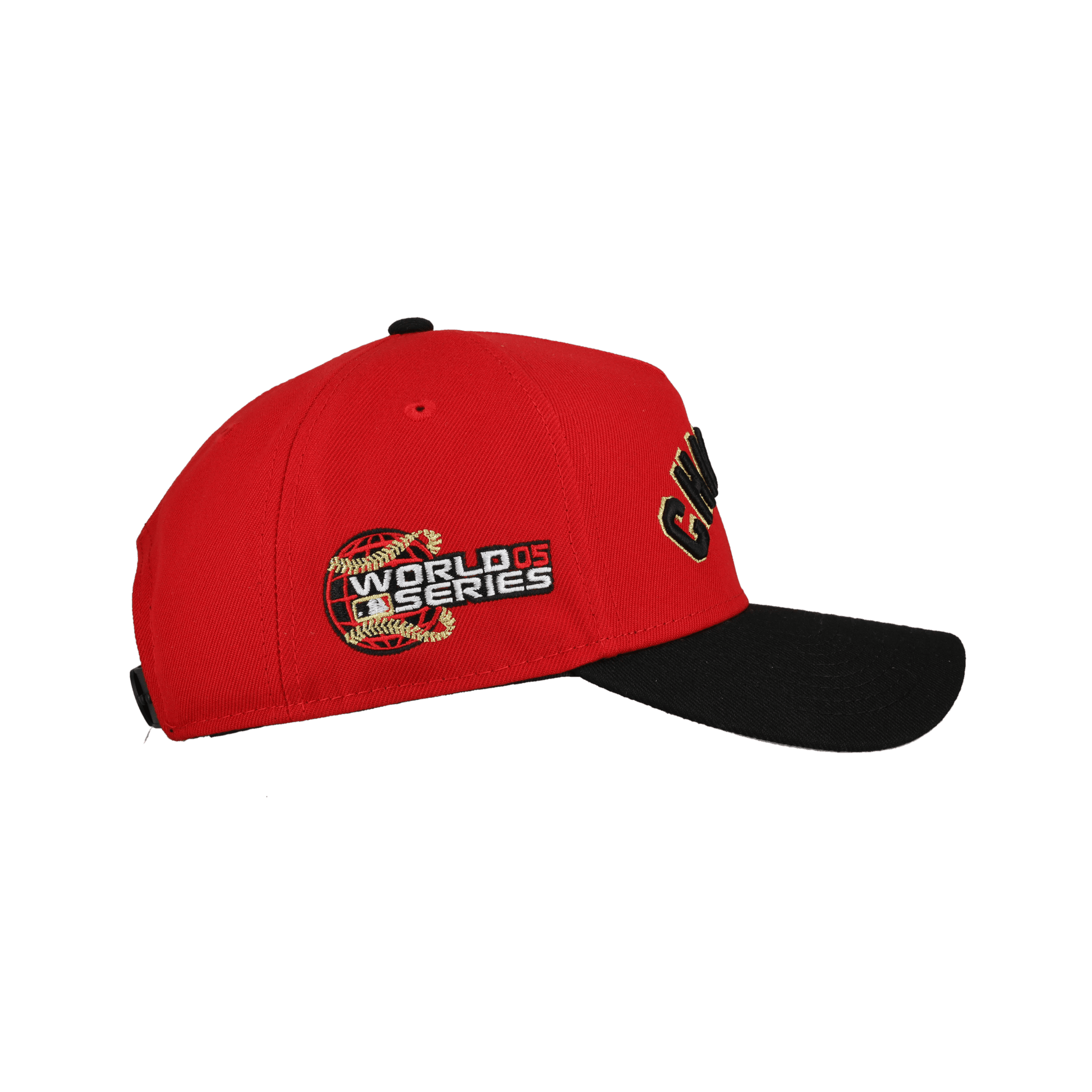 Chicago White Sox 9Forty A Frame Snapback Hat (Black/Red/Gold) - Lucid Soles