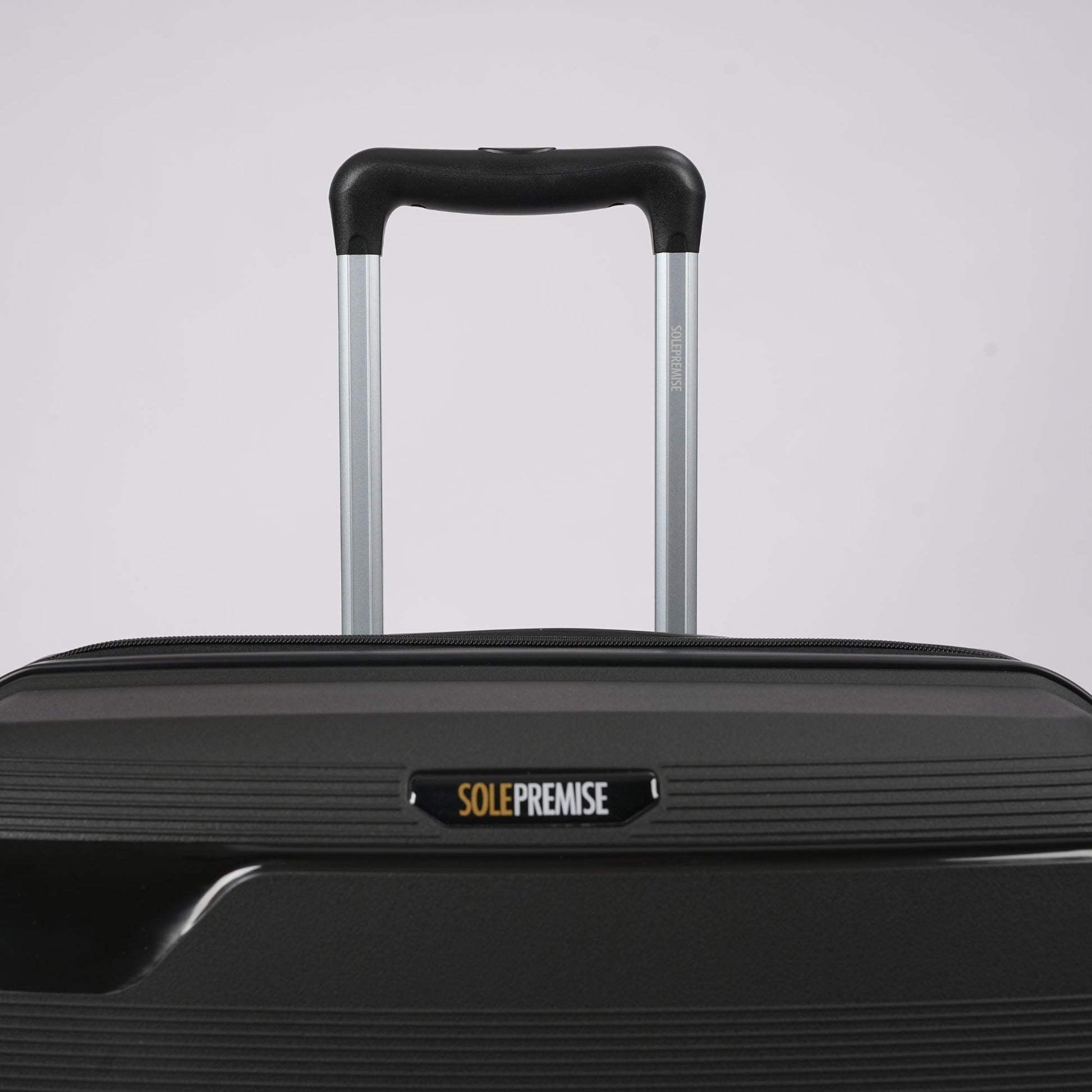 28 - inch Black Hardcase Roller Luggage with 360° Wheels & TSA Lock - Lucid Soles
