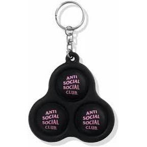 Anti Social Social Club “Still Stressed” Keychain Black - Lucid Soles
