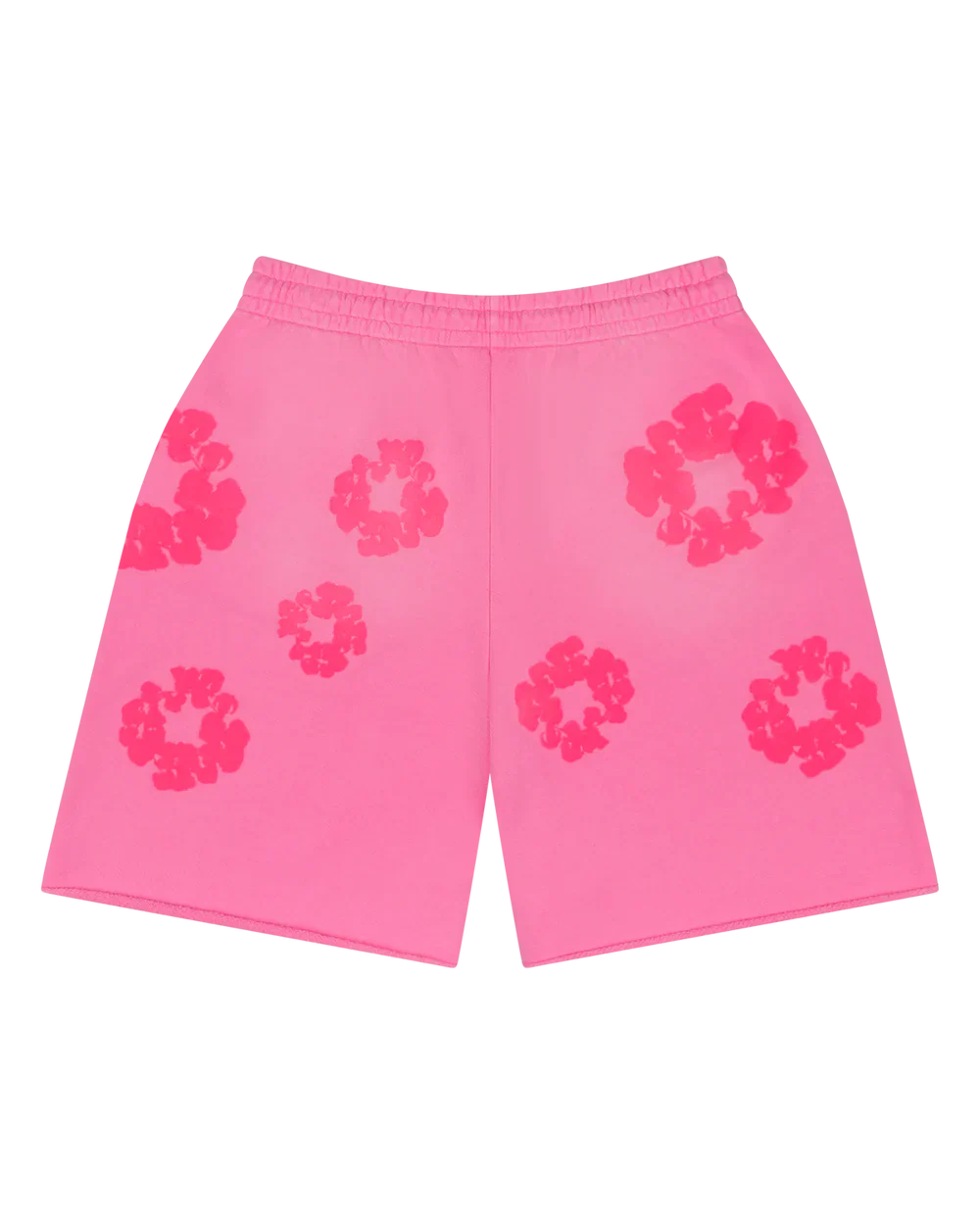 Denim Tears Mono Cotton Wreath Sweat Shorts (Pink)