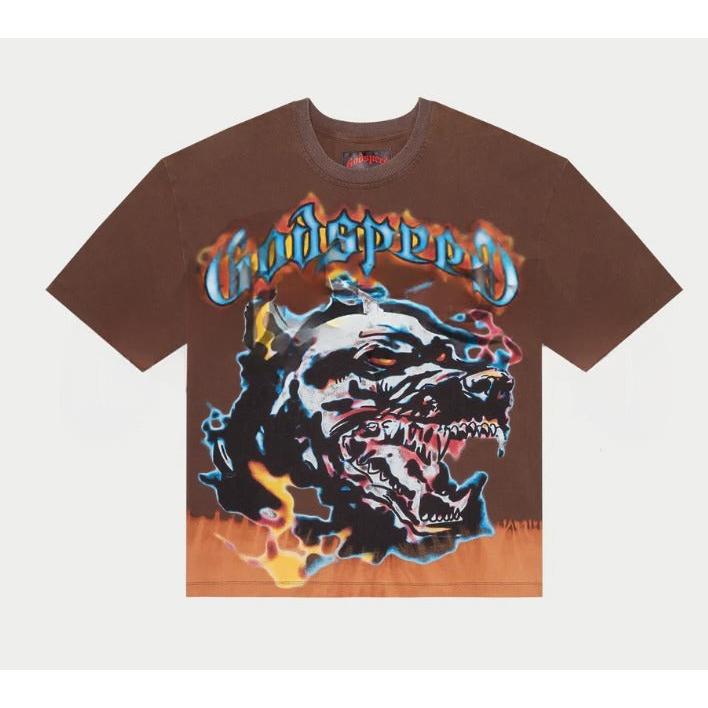 Godspeed Off The Leash Tee (Mocha) - Lucid Soles