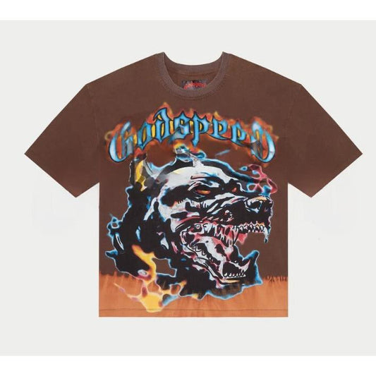 Godspeed Off The Leash Tee (Mocha) - Lucid Soles