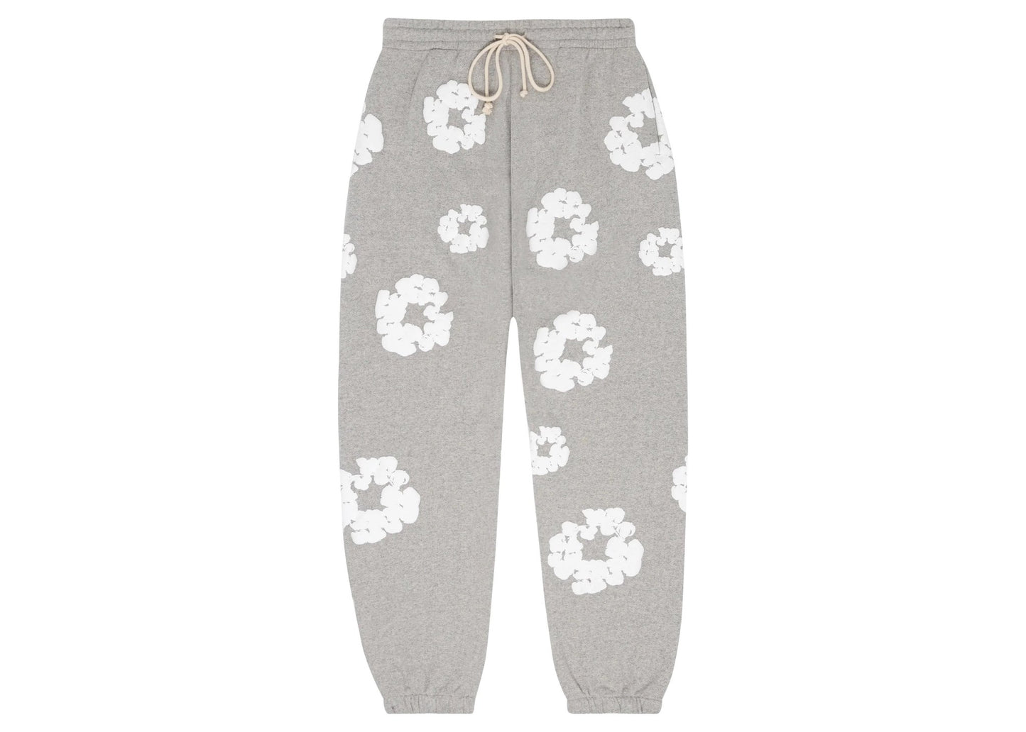 Denim Tears Cotton Wreath Sweatpants Grey - Lucid Soles