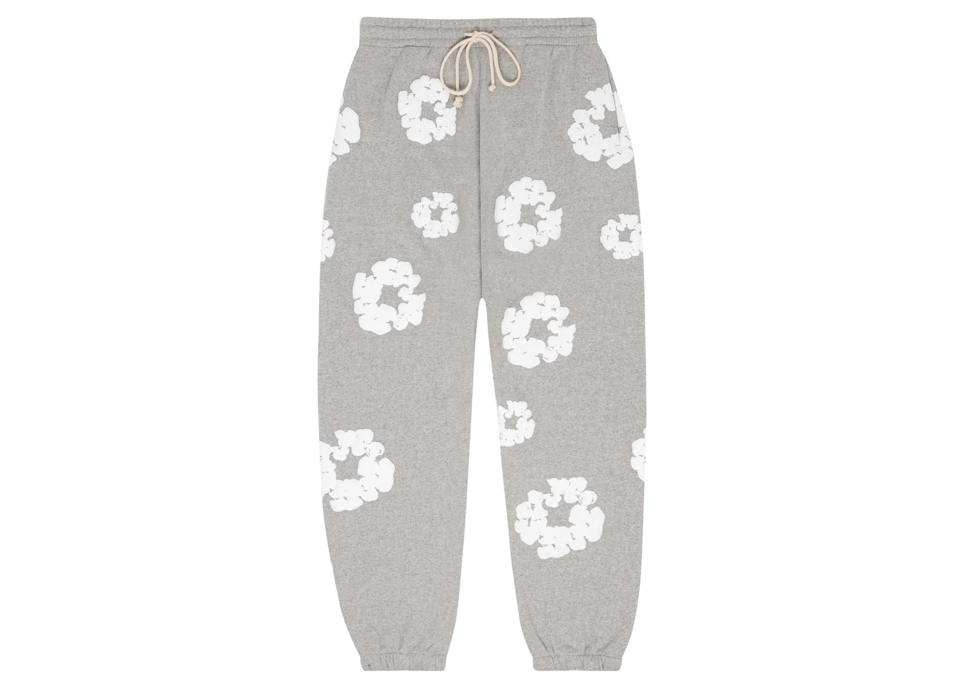 Denim Tears Cotton Wreath Sweatpants Grey - Lucid Soles