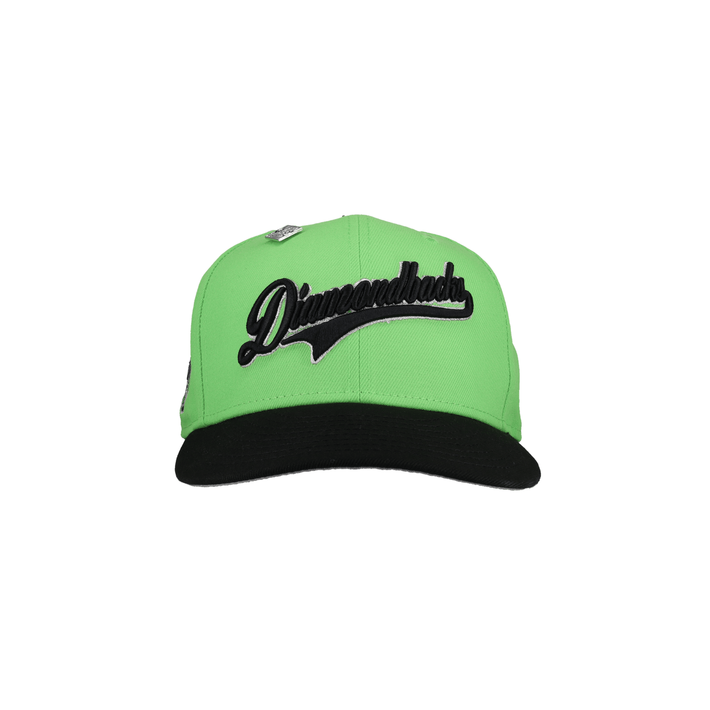 Arizona Diamondbacks 25th Anniversary Lime Metallic 59Fifty Fitted Hat - Lucid Soles