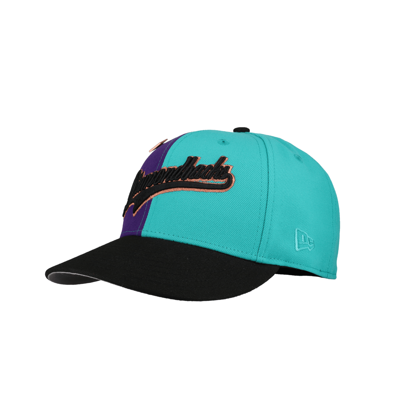 Arizona Diamondbacks 1998 Inaugural "Split Decision" Metallic 59Fifty Fitted Hat - Lucid Soles