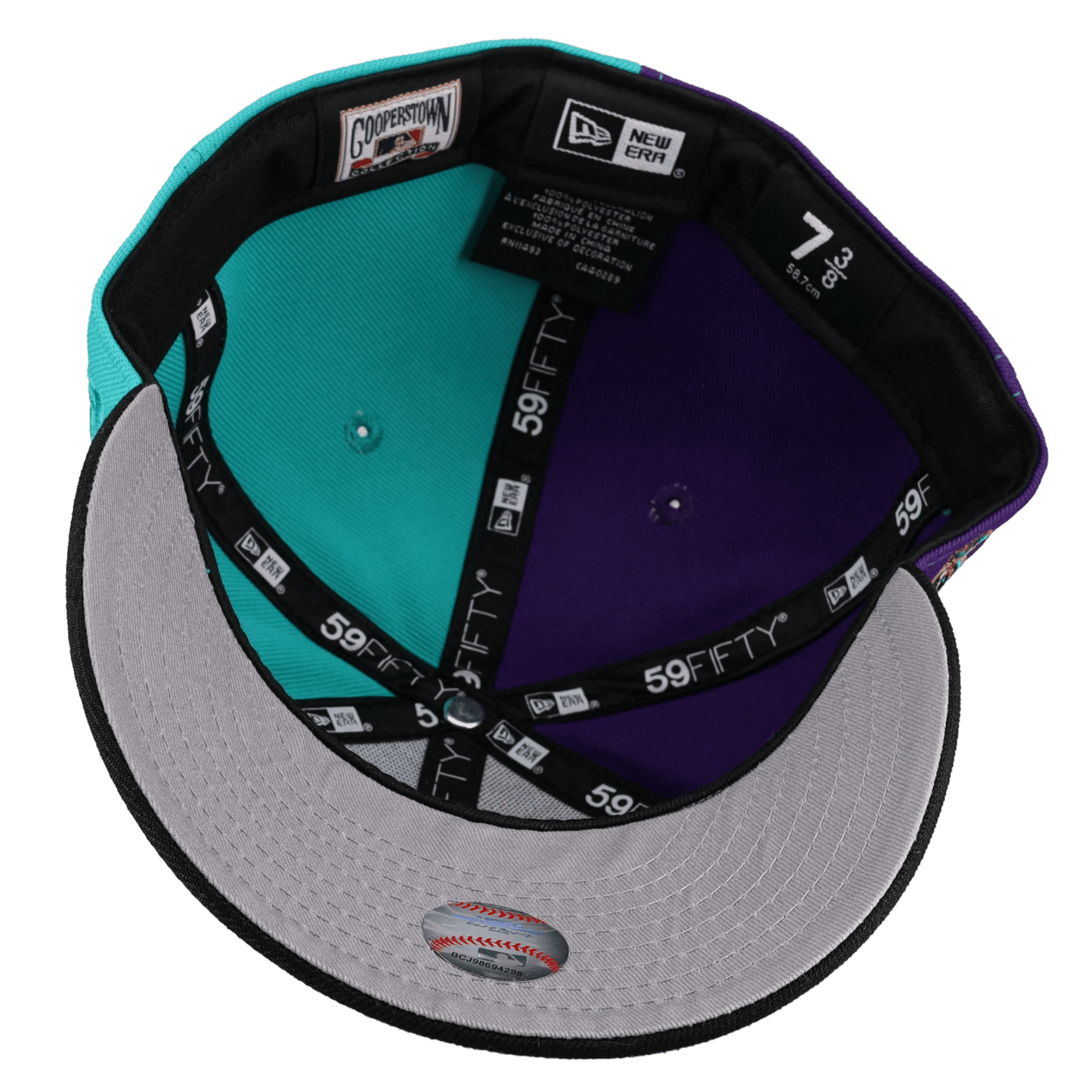 Arizona Diamondbacks 1998 Inaugural "Split Decision" Metallic 59Fifty Fitted Hat - Lucid Soles