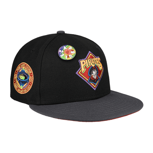 Pittsburgh Pirates Capsule Doppler Radar Collection Three Rivers Stadium Fitted Hat - Lucid Soles