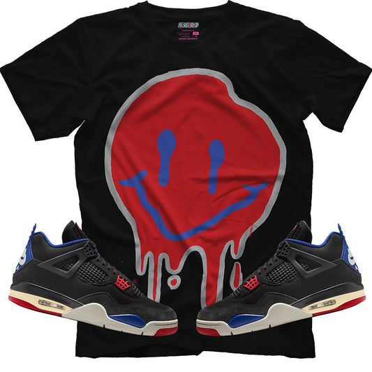 Drippy Smiley (Air Jordan 4 Rare Air) T-Shirt - Lucid Soles