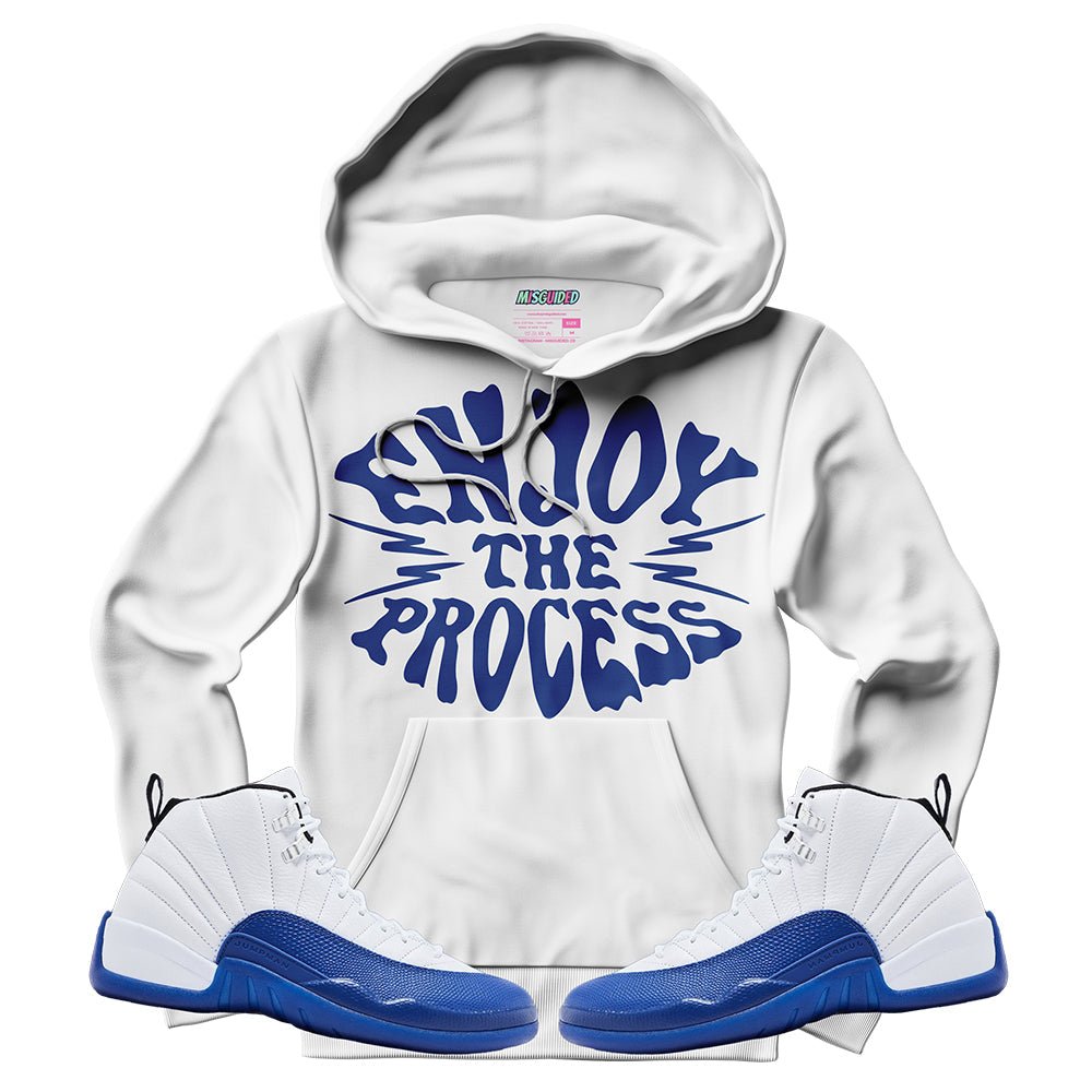 Enjoy The Process (Air Jordan 12 Blueberry) Hoodie - Lucid Soles