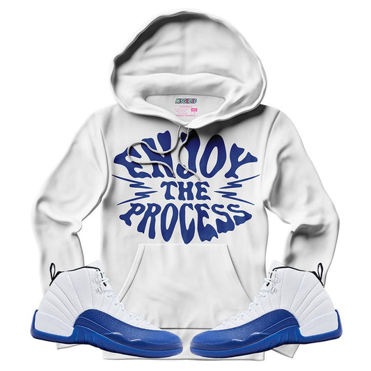 Enjoy The Process (Air Jordan 12 Blueberry) Hoodie - Lucid Soles