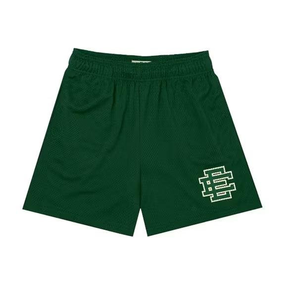 Eric Emanuel EE Basic Short Dark Green/Off White - Lucid Soles