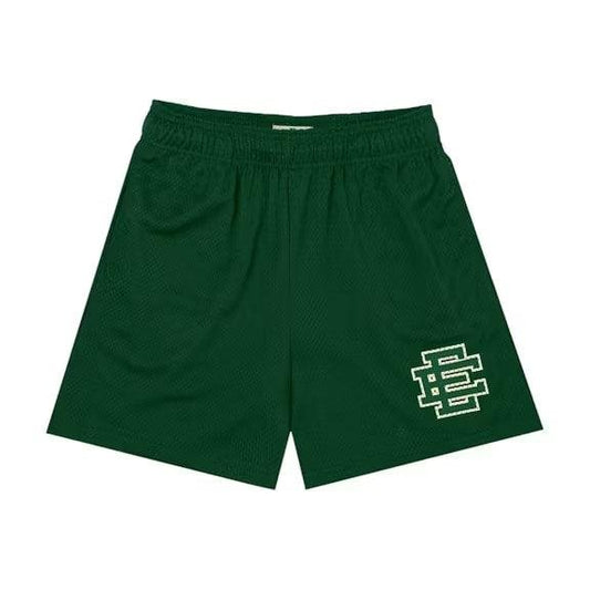 Eric Emanuel EE Basic Short Dark Green/Off White - Lucid Soles
