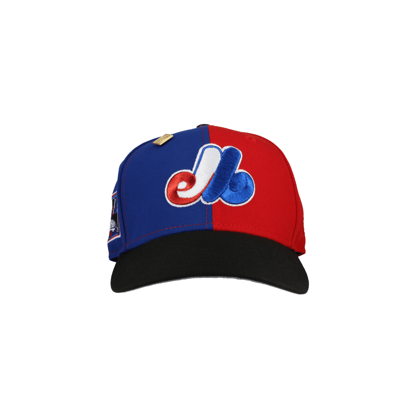 Montreal Expos Olympic Stadium "Split Decision" Metallic 59Fifty Fitted Hat - Lucid Soles