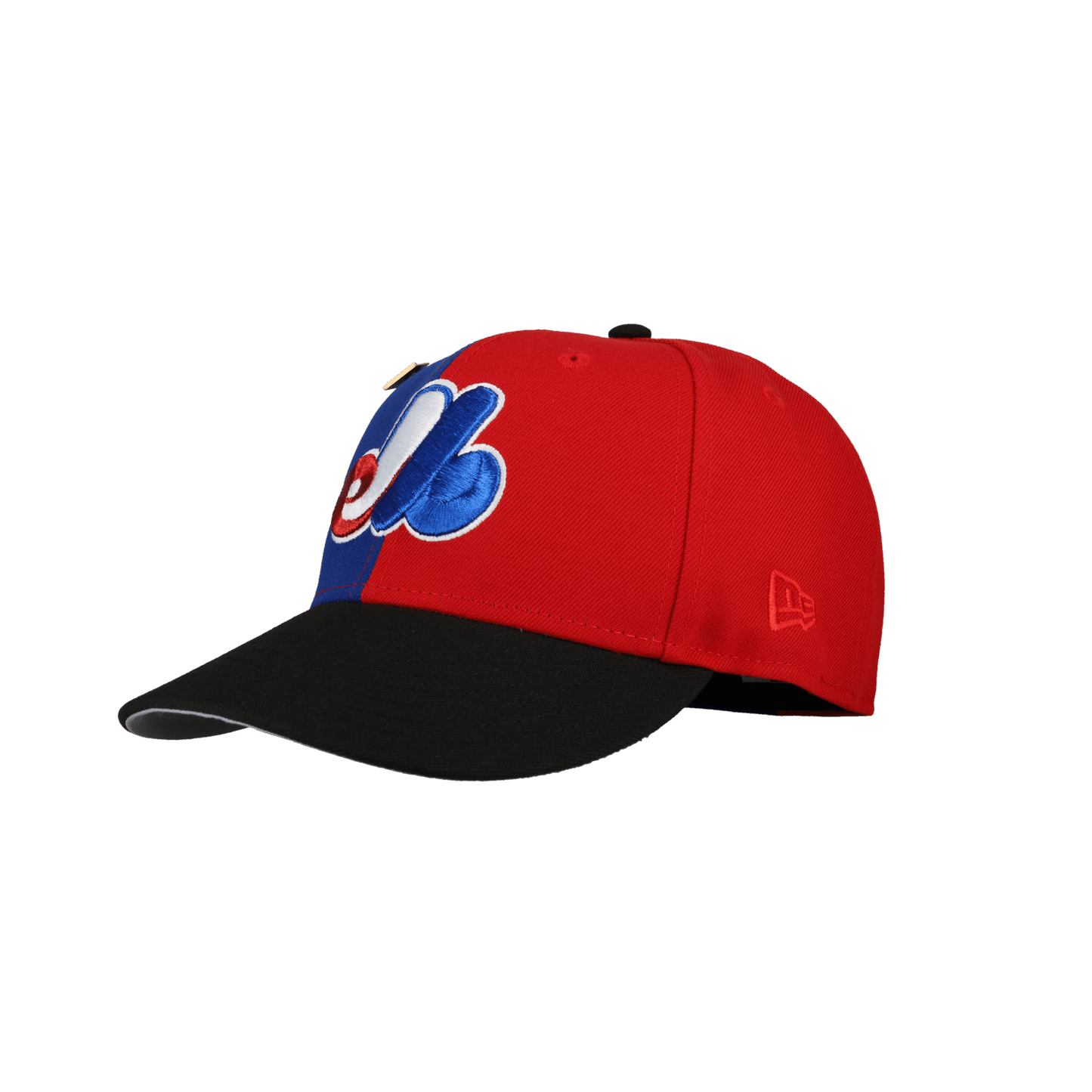 Montreal Expos Olympic Stadium "Split Decision" Metallic 59Fifty Fitted Hat - Lucid Soles
