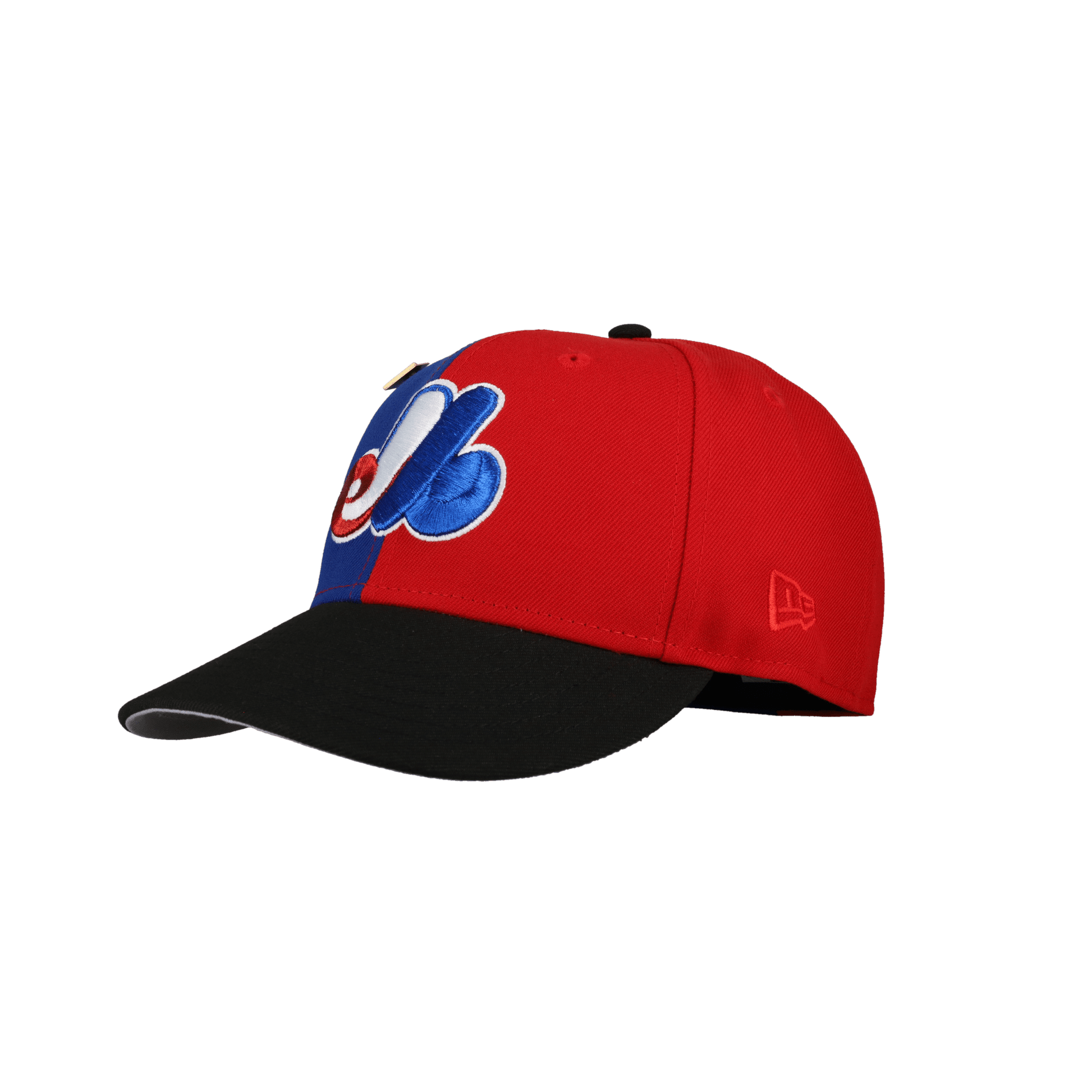 Montreal Expos Olympic Stadium "Split Decision" Metallic 59Fifty Fitted Hat - Lucid Soles