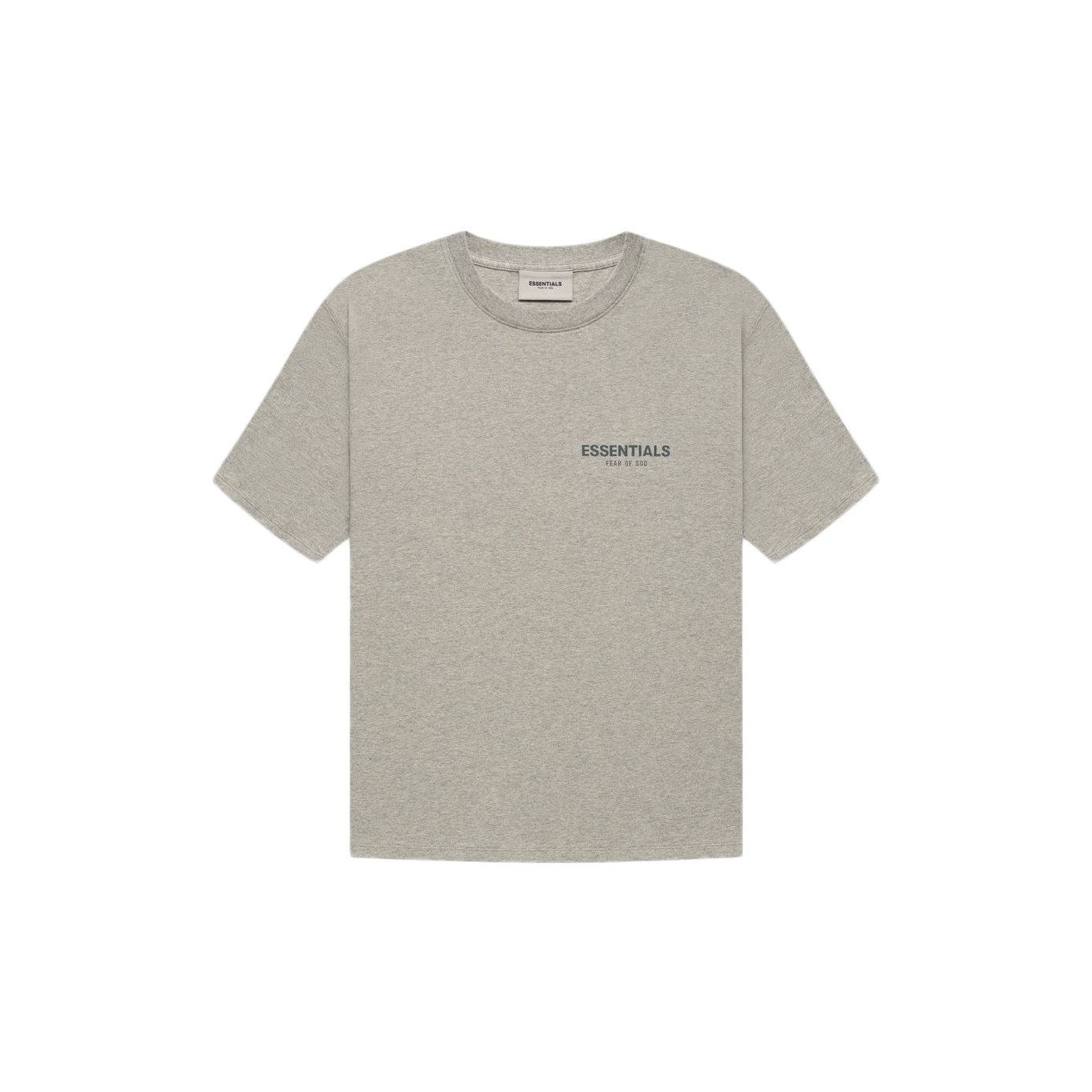 Fear of God Essentials Core Collection SS21 T-shirt Dark Heather Oatmeal - Lucid Soles