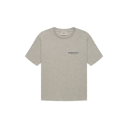 Fear of God Essentials Core Collection SS21 T-shirt Dark Heather Oatmeal - Lucid Soles