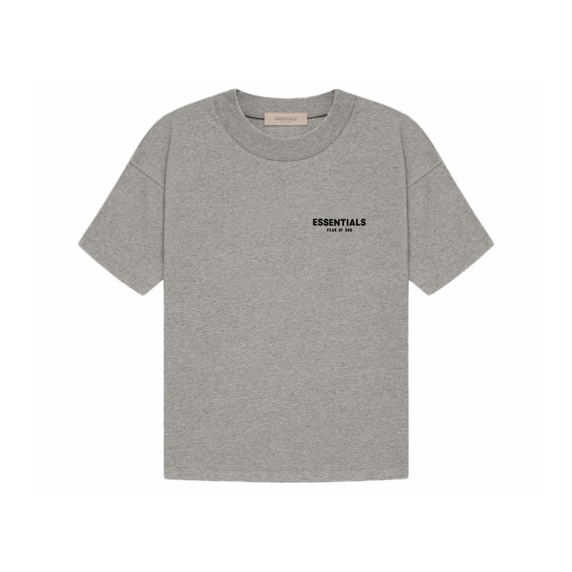 Fear of God Essentials T-shirt (SS22) Dark Oatmeal - Lucid Soles