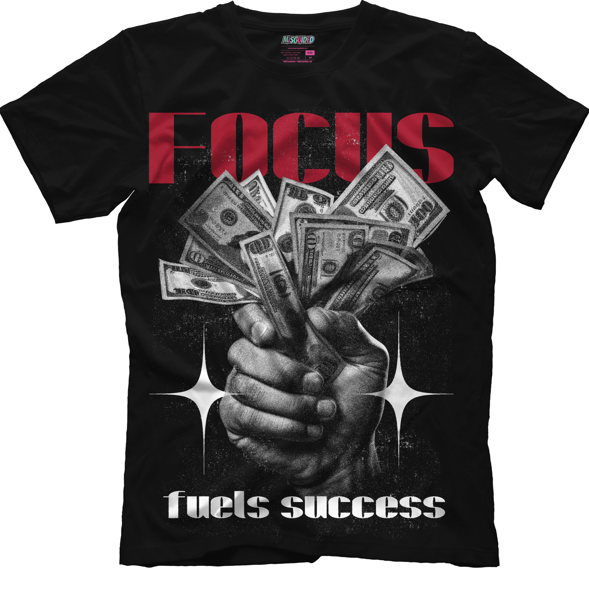 Focus Fuels Success (Air Jordan 1 High OG Black Toe Reimagined) T-Shirt - Lucid Soles