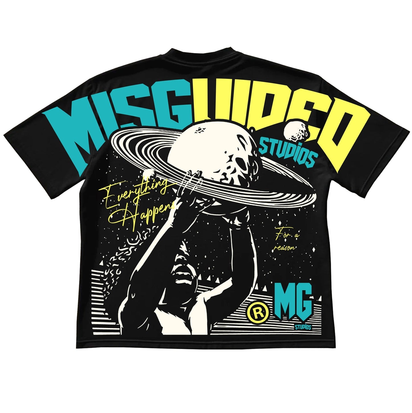 Everything Happens For A Reason (Air Jordan 4 Black Cat) T-Shirt - Lucid Soles