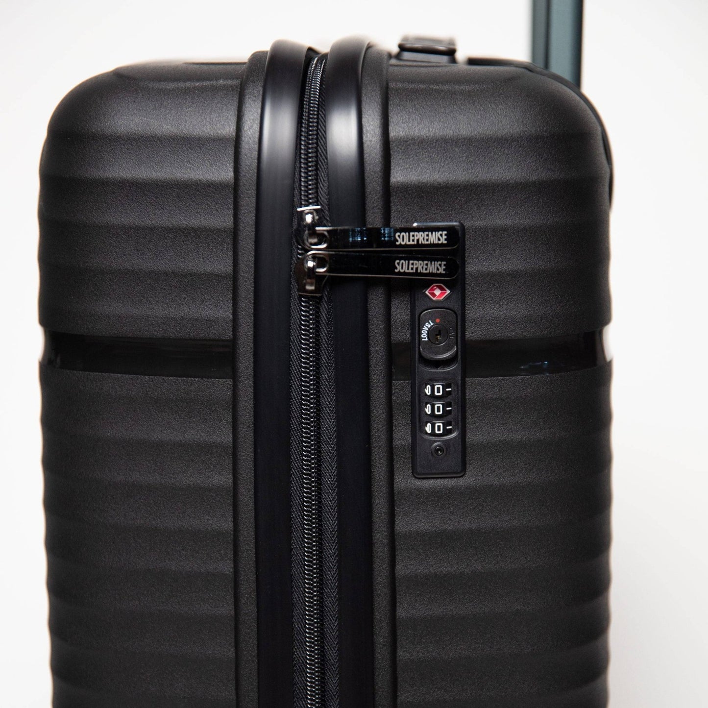 20 - inch Black Carry - On Hardcase Roller Luggage with 360° Wheels - Lucid Soles